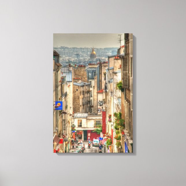 Parisian View Canvas Print (Front)