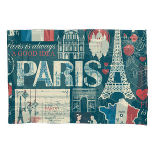 Parisian Vintage: French Republic Elegance Pillowcase
