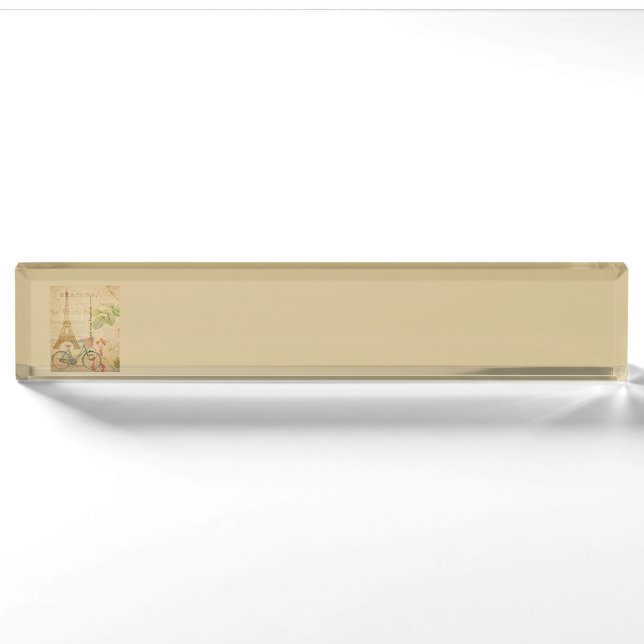 Parisian Vintage With Eiffel Tower Nameplate (Front)