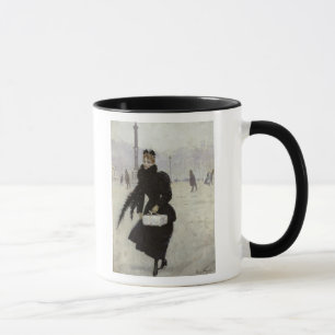 Parisian woman in the Place de la Concorde Mug