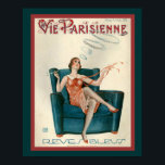 Parisienne  Art Deco "Smoke Rings"  1929 Print<br><div class="desc">16 x  20 Art Deco Cover by Vie Parisienne</div>