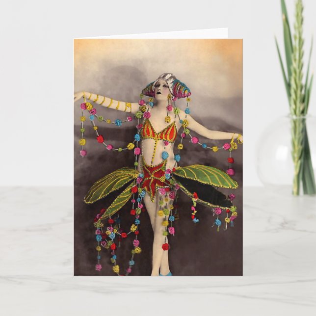 Parisienne Casino Dancer Card (Front)