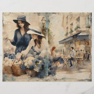 Parisienne Streets Junk Journal Page