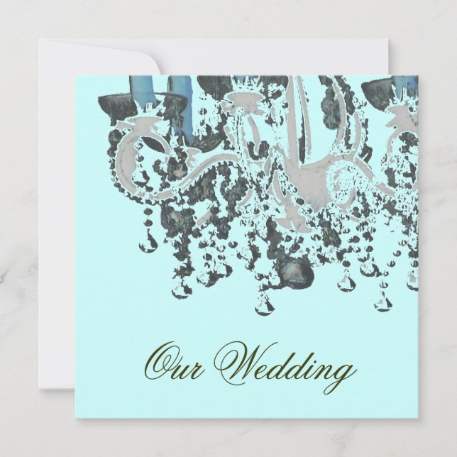 Park Avenue Chandelier ~ Invitation Wedding (Front)