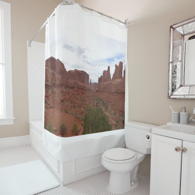 Park Avenue Trail Shower Curtain (In Situ)