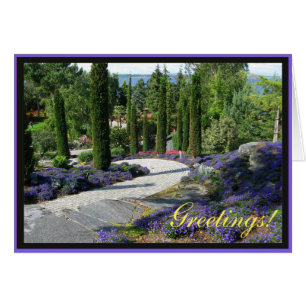 Park Beautiful Photo Blue customisable Frame