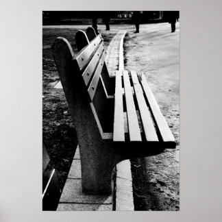 Park Bench Poster