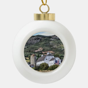 Park City Barn Ornament
