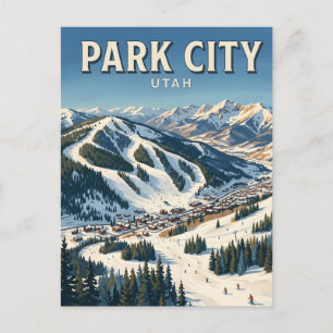 Park City Mountain Resort Utah Postcard