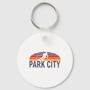 Park City Mountain Resort Utah Usa Ski Resort Snow Key Ring