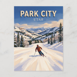 Park City Mountain Utah Postcard