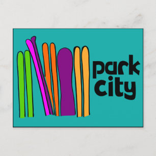 Park City Retro Postcard