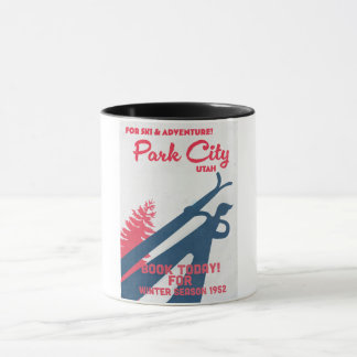 Park City Ski vintage poster Mug