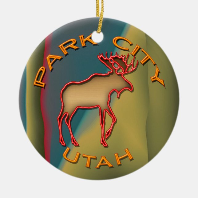 Park City Souvenir Ornament (Front)