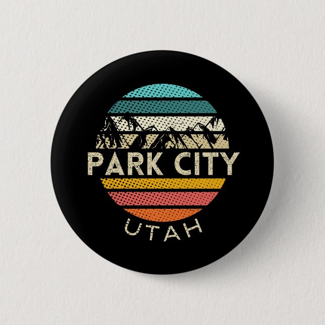 Park City Utah 6 Cm Round Badge (Front)