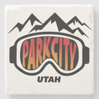 Park City Utah Collectable Marble Coaster