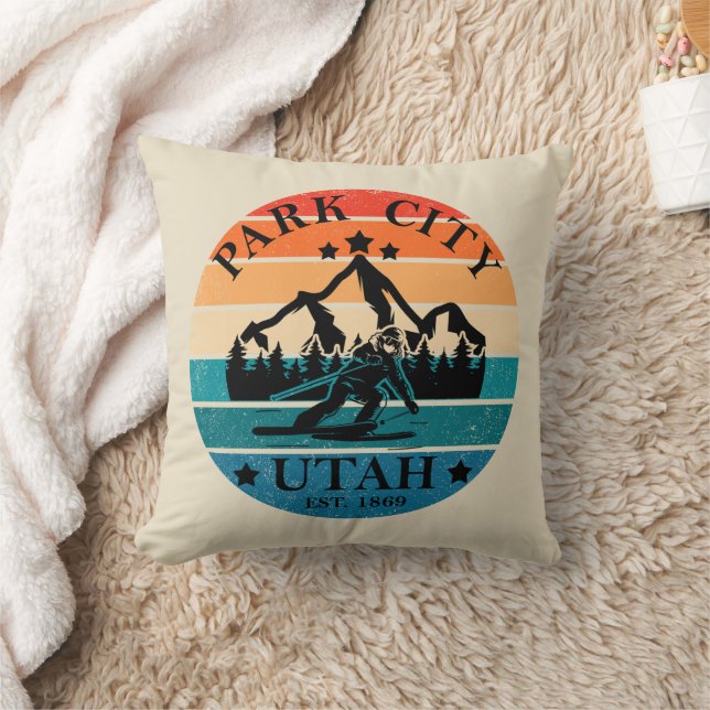 Park city Utah  Cushion (Blanket)
