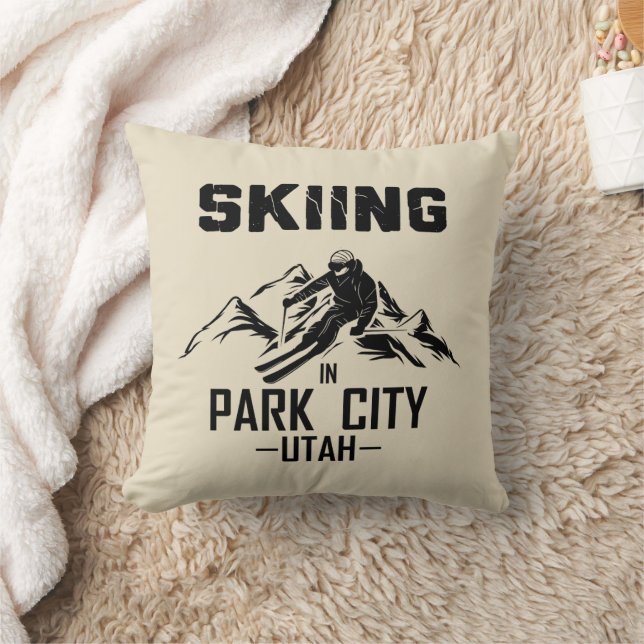 Park City Utah Cushion (Blanket)