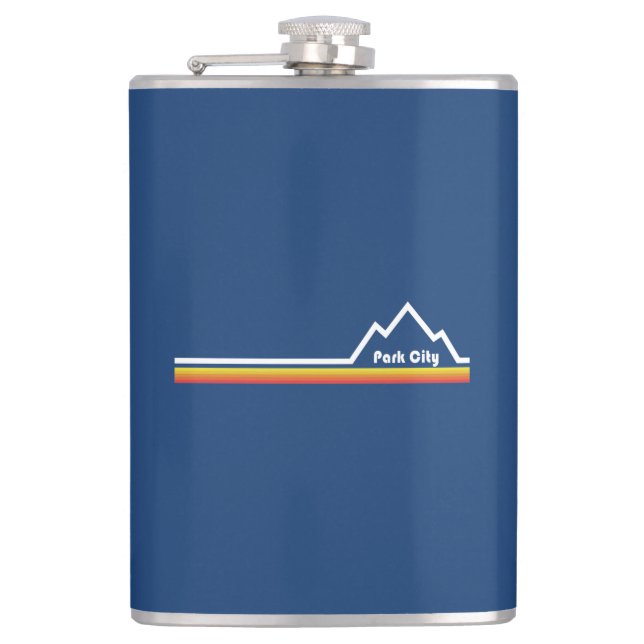Park City, Utah Hip Flask (Front)