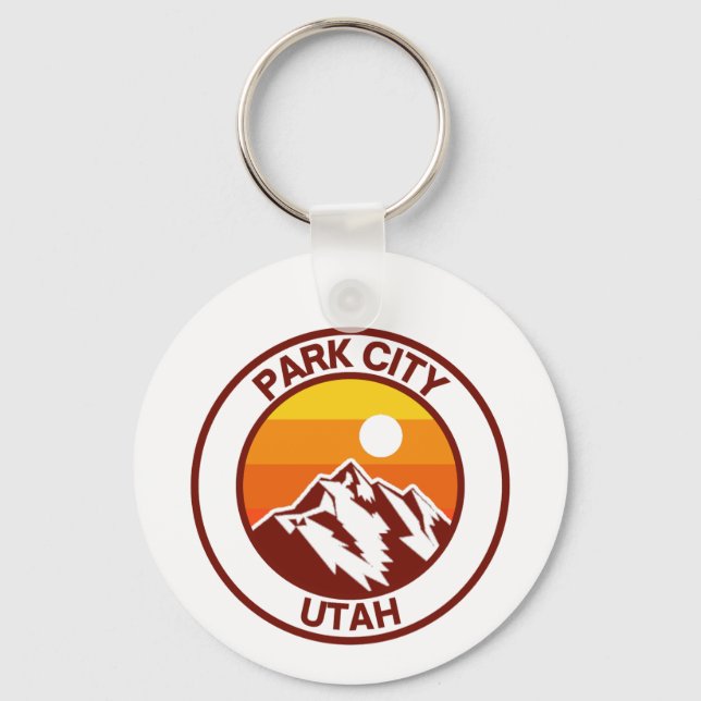 PARK CITY UTAH KEY RING (Front)