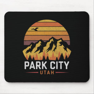 Park City Utah Mountains Ski Hiking Camping Trip S Mouse Mat