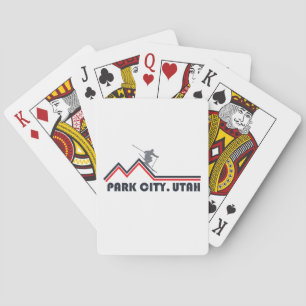 Park city utah playing cards