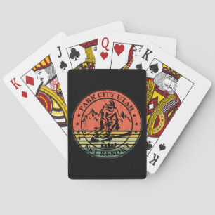 Park city utah playing cards