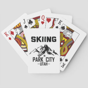Park city Utah Playing Cards