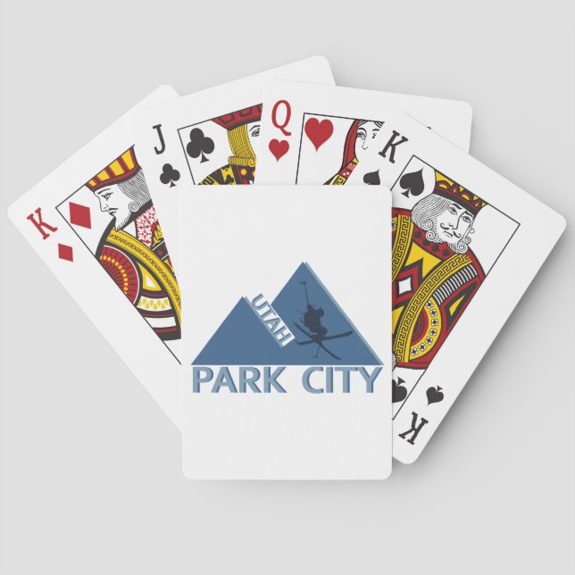 Park city Utah Playing Cards (Back)