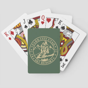 Park city utah playing cards