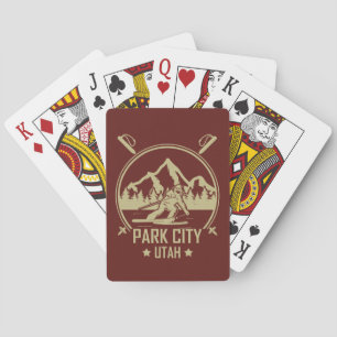 Park city Utah Playing Cards