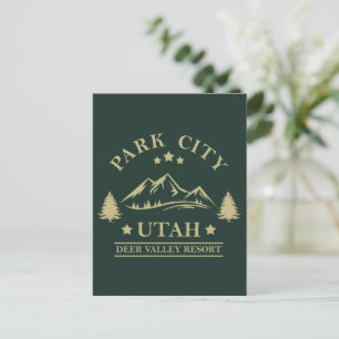 Park city Utah Postcard