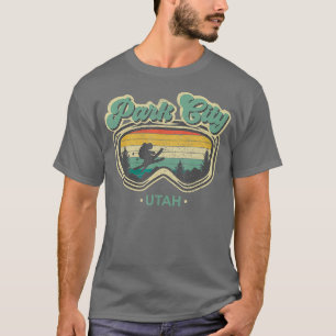 Park City Utah Retro Ski Resort Vintage Skiing T-Shirt