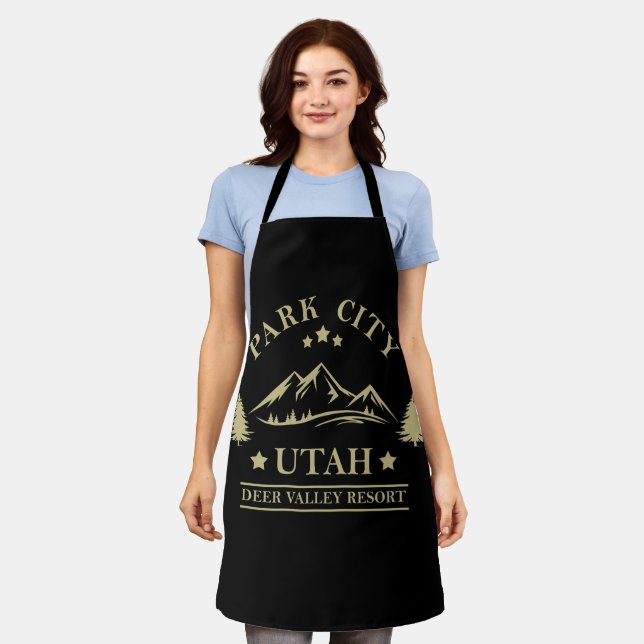 Park city Utah ski resort Apron (Worn)
