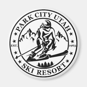 Park city Utah ski resort Magnet