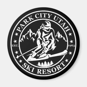 Park city Utah ski resort Magnet