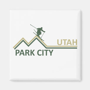 Park city Utah ski resort Magnet