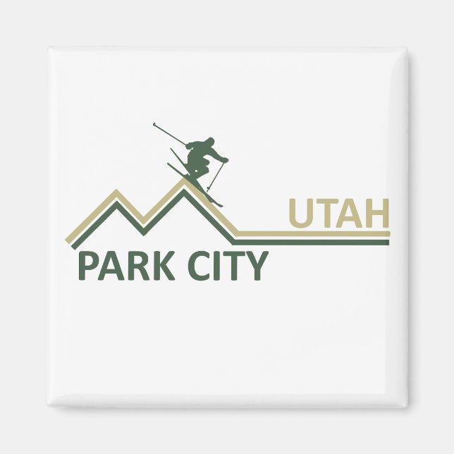 Park city Utah ski resort Magnet (Front)