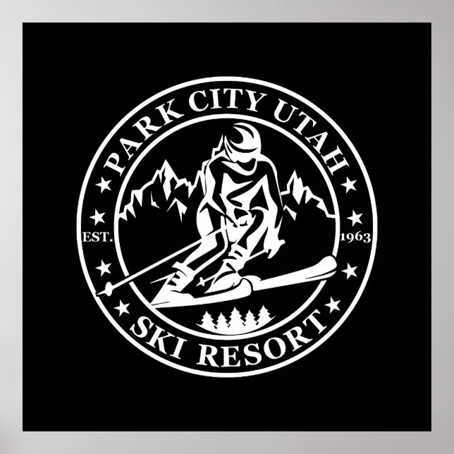 Park city Utah ski resort Poster (Front)