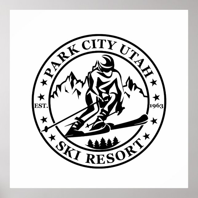 Park city Utah ski resort Poster (Front)