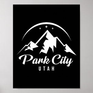 Park City Utah Ski Resort Skiing Snowboarding  Poster