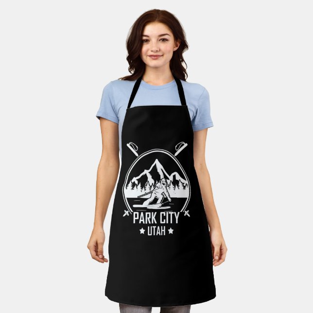 Park City Utah skiing Apron (Worn)
