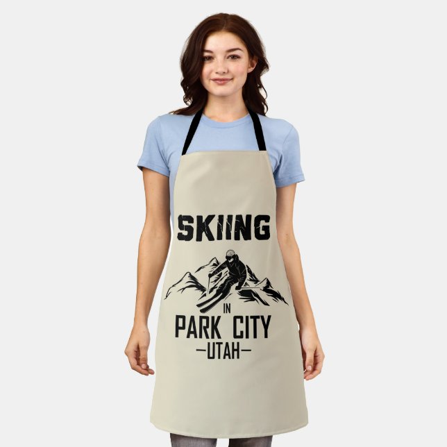 Park City Utah skiing Apron (Worn)
