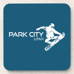 Park City Utah Snowboarder Coaster