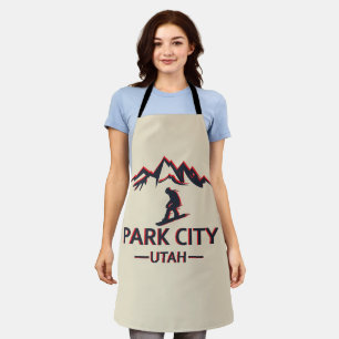 Park city Utah snowboarding Apron