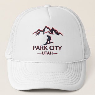 Park city Utah snowboarding Trucker Hat