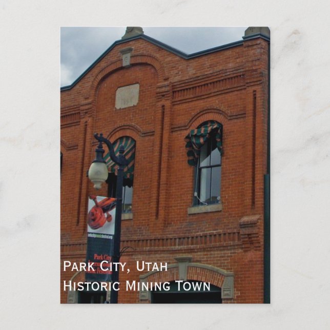 Park City Utah Souvenier Postcard (Front)