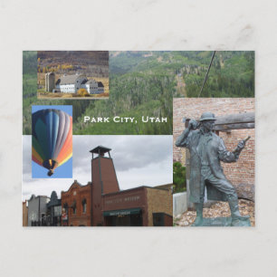 Park City Utah Souvenier Postcard