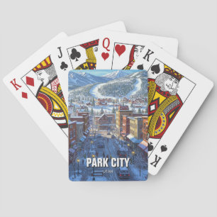 Park City Utah Travel Playing Cards
