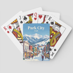 Park City Utah, USA Playing Cards